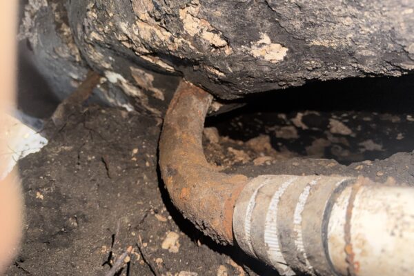 Drain Connection Home 23 Cast Iron Sewer Replacement and CIPP Branch Lining in Downtown Austin, TX